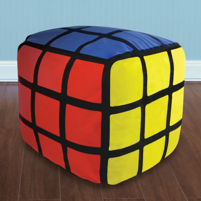 Pouf Rubik's Cube Gonflable / une touche déco geek et insolite made in