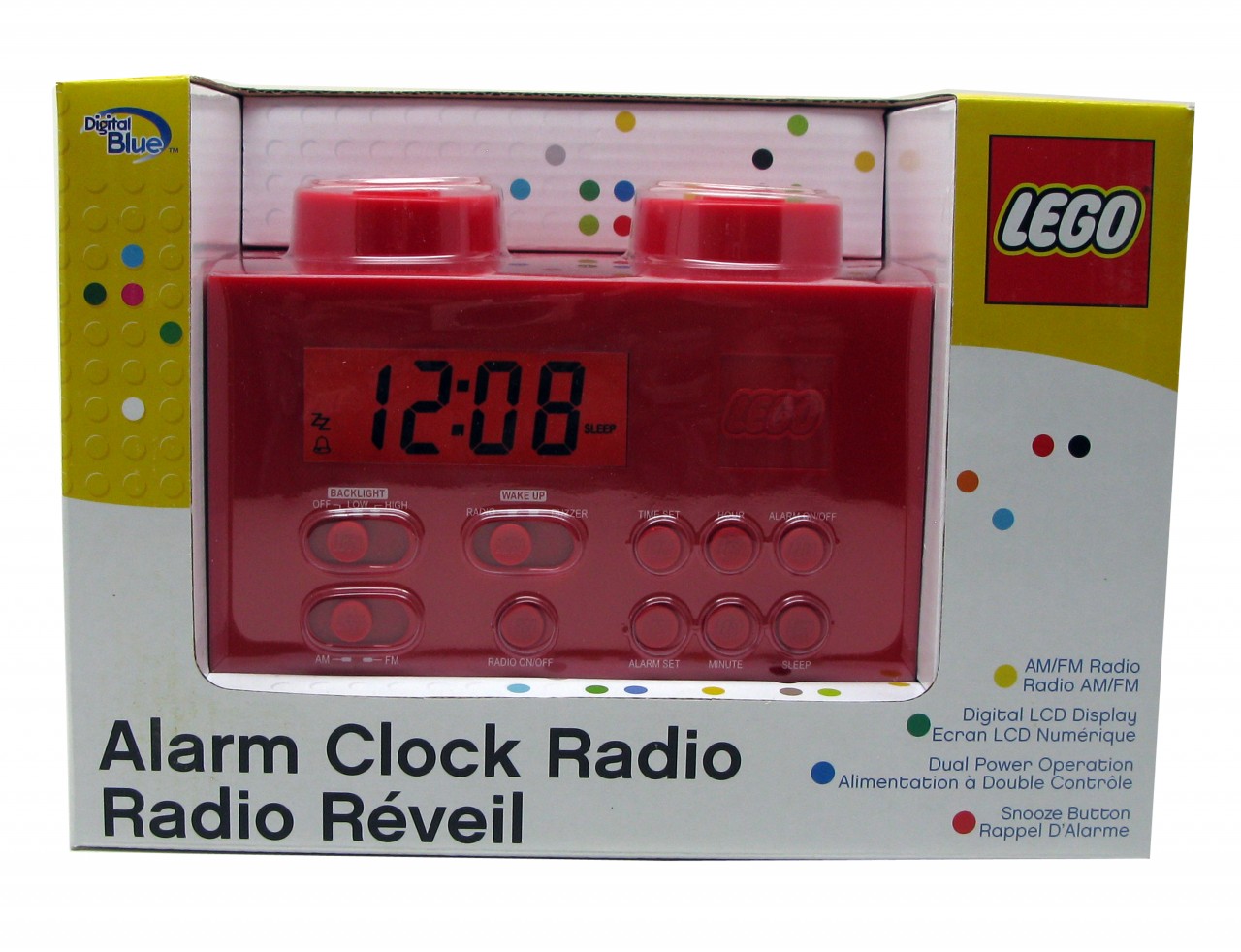 Radio Réveil LEGO Réveil Insolite Pour Se Lever Du Bon Pied Le Matin