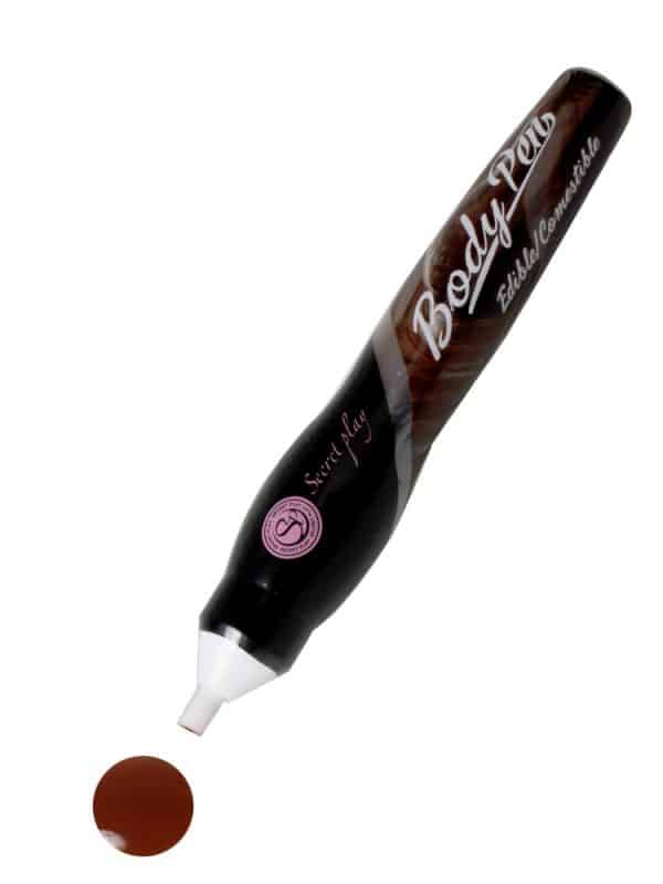 crayon chocolat comestible pour écirre sur le corps