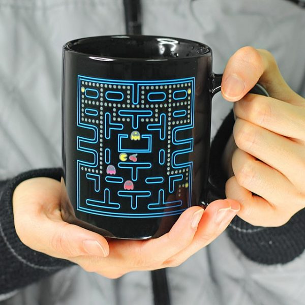 mug pac-man thermoreactif