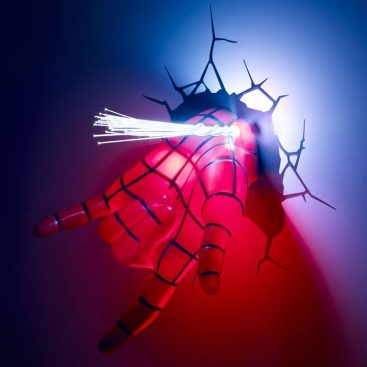lampe murale Spiderman