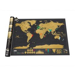 carte du monde à gratter Deluxe