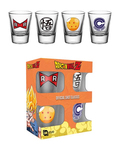 verres à liqueur Dragon Ball Z