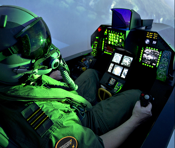 simulateur avion de chasse