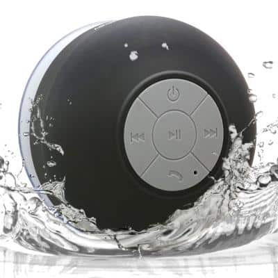 Haut-Parleur Douche Bluetooth Ventouse et Micro - Super Insolite