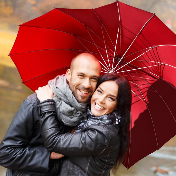 parapluie coeur