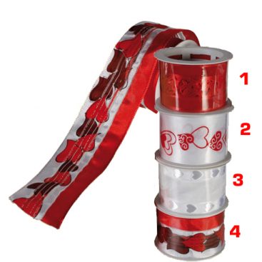 Ruban Cadeau Saint Valentin 4 cm – Image 1