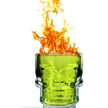 verre shooter tête de mort