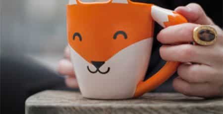 mug tasse renard fox