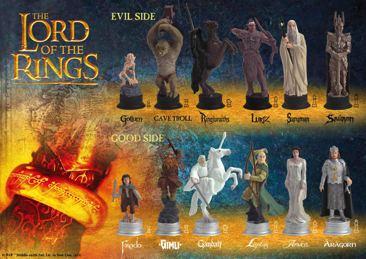 Collection Échecs/Figurines Le Seigneur Des Anneaux Eaglemoss - Occasion