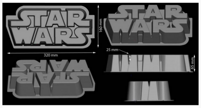 Moule Gateau Star Wars