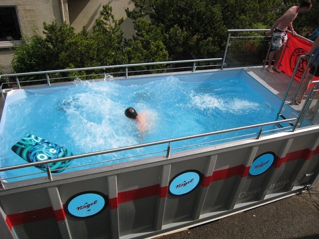 piscines improvisées insolites