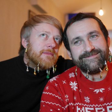 boule de noel barbe