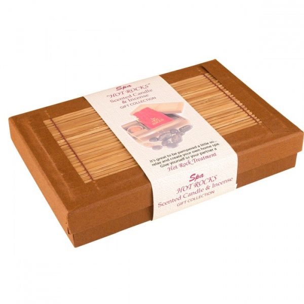 Coffret massage pierres chaudes