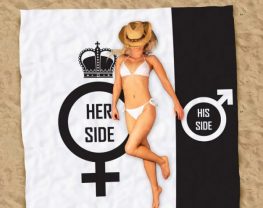 Serviette maxi elle et lui