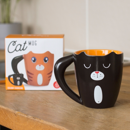 mug chat roux et noir