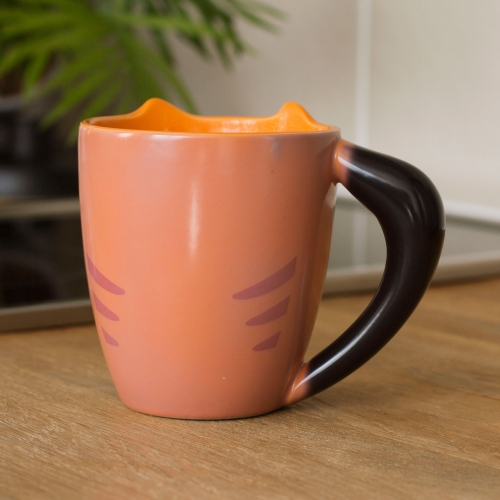 mug chat roux et noir