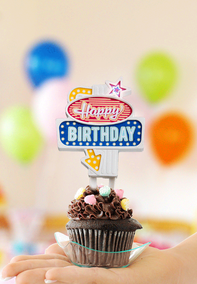 Deco Gateau Anniversaire Lumineux 1 Super Insolite