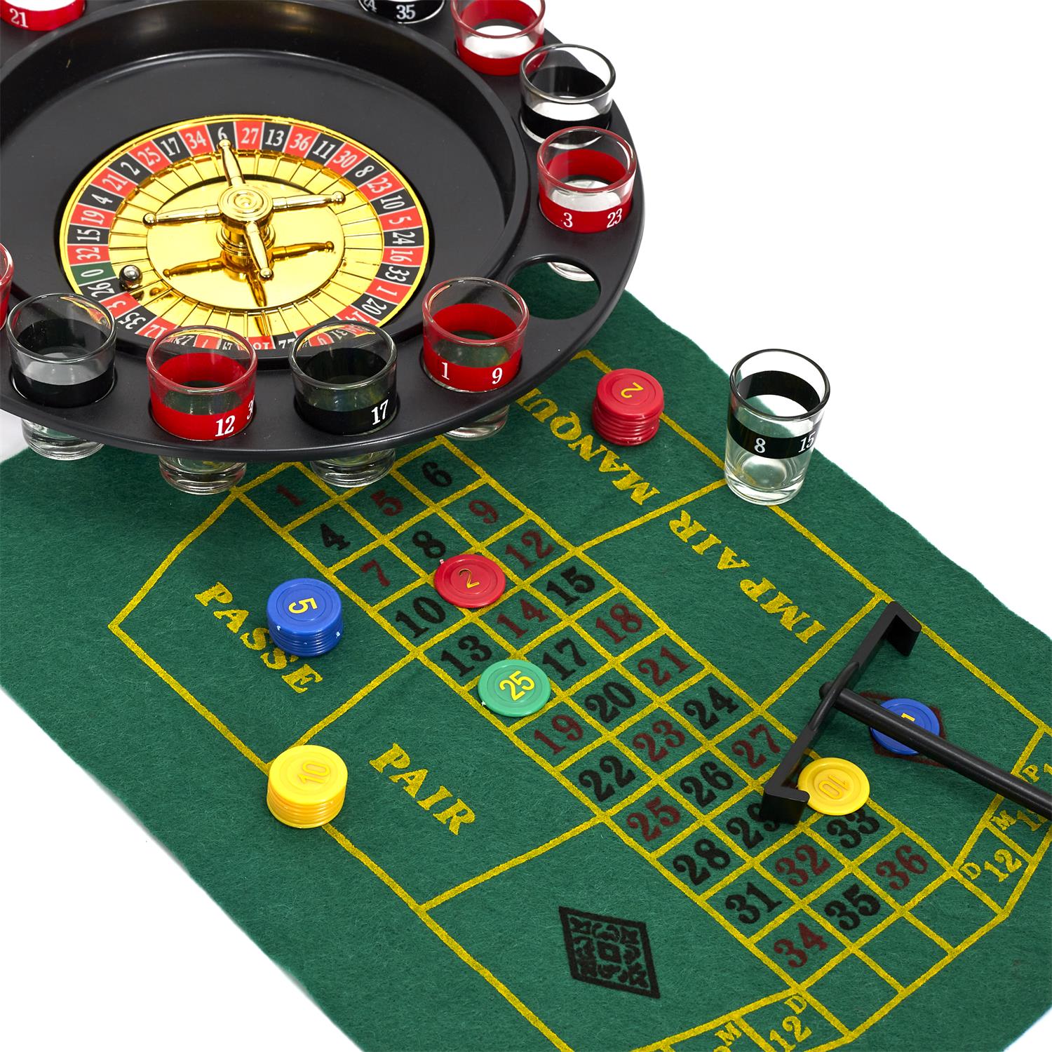 Jeu à boire plateau infernal (roulette)