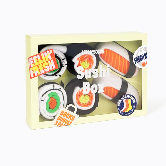 chaussettes sushi box