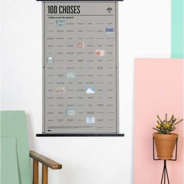 poster 100 choses à faire avant de mourir