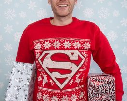 pull de noel superman