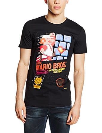 t-shirt super mario bros nintendo nes