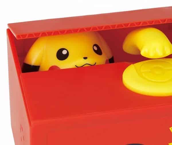 Tirelire Haobuy Tirelire en Pokémon Pikachu, banque de pièces de monnaie,  tirelire mignonne pour enfant, cadeau d'anniversaire avec guide vocal