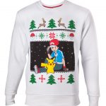 pull de noel pikachu ash