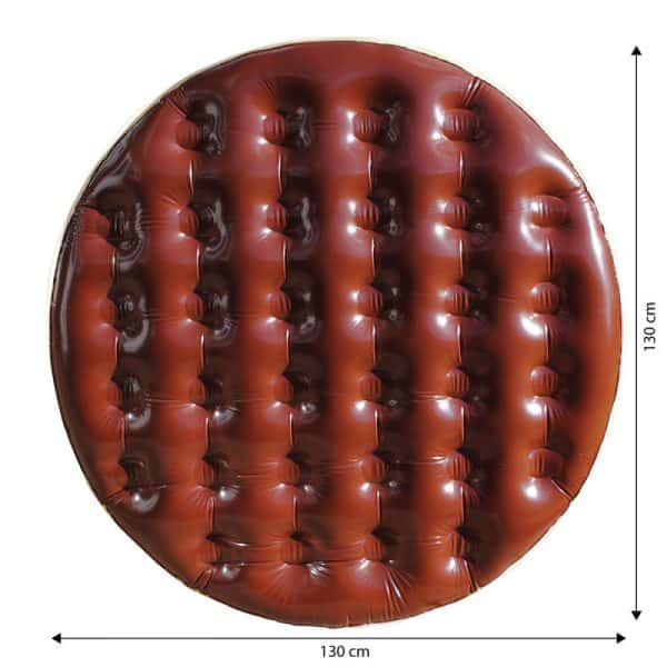 matelas gonflable gateau au chocolat dimensions