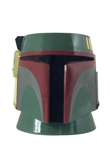 pot de fleurs casque Boba Fett