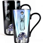 Mug thermoréactif R2-D2 et Princesse Léia