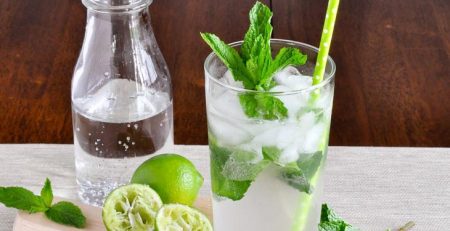 set cocktail mojito