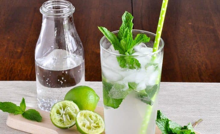 set cocktail mojito