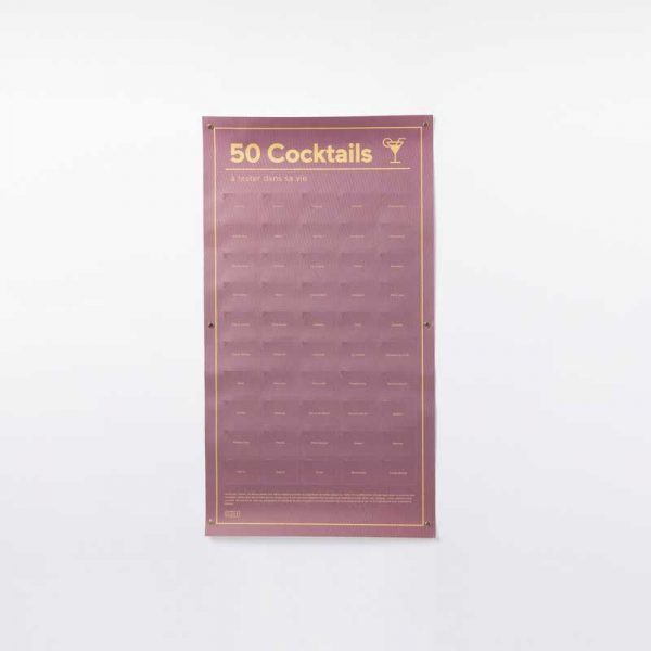 poster 50 cocktails