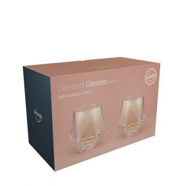 verre diamant iridescent