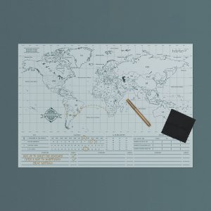 carte du monde à gratter backpacker édition