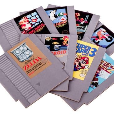 sous-verres cartouche de jeux Nintendo NES