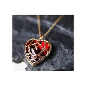 collier et pendentif collecteur coeur Zelda