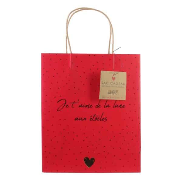 sac cadeau mots d'amour