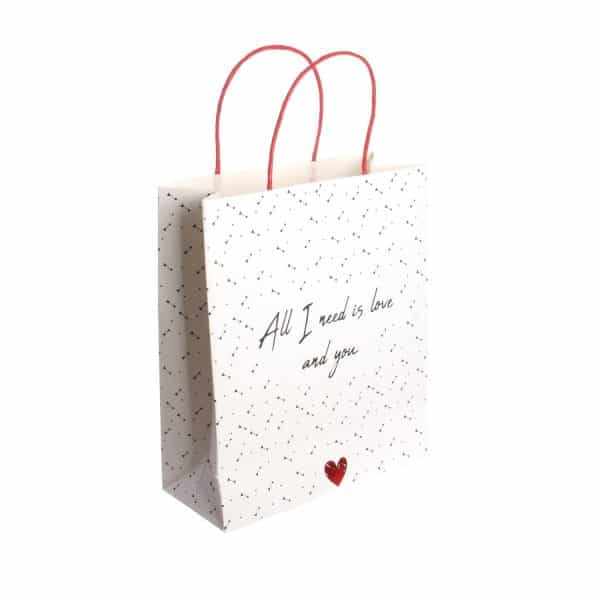 sac cadeau mots d'amour