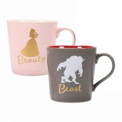 set de deux mug, la Belle et la Bête Disney