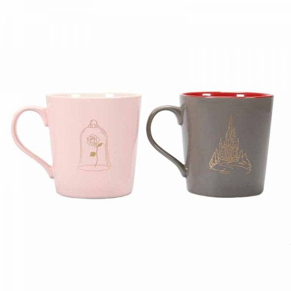 set de deux mug, la Belle et la Bête Disney