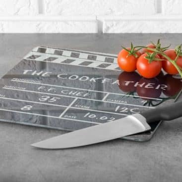planche de cuisine clap de cinema