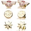 Boucles d'oreille Captain Marvel