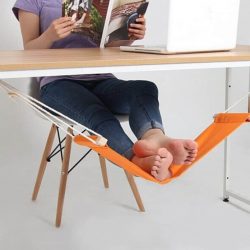 Hamac de pied à placer sous le bureau