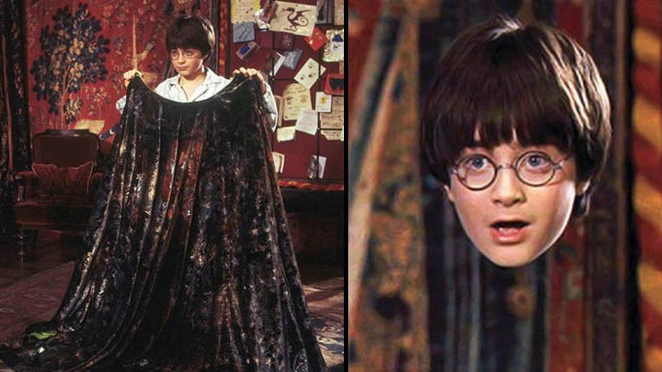 cape d'invisibilité Harry Potter