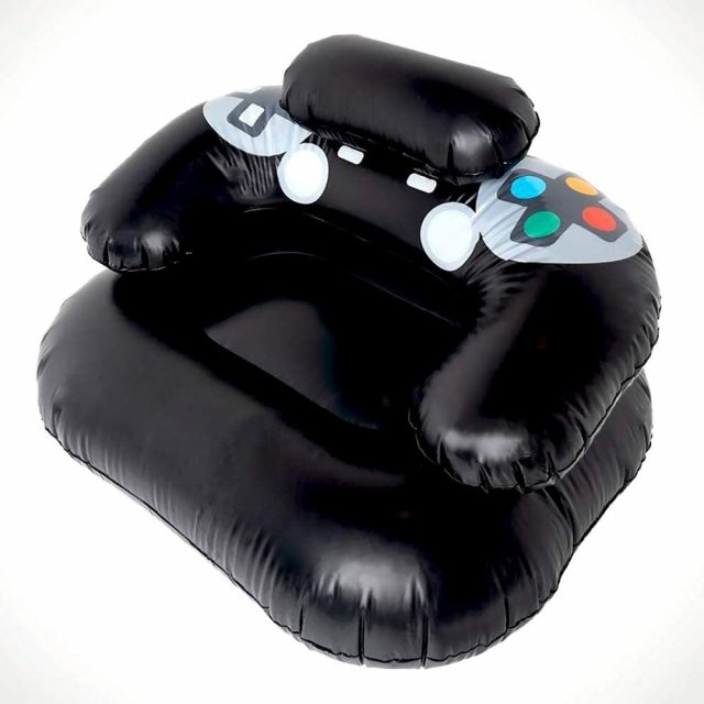 fauteuil gonflable manette de jeu