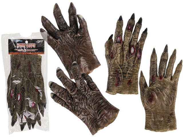 gants de l'horreur pour Halloween