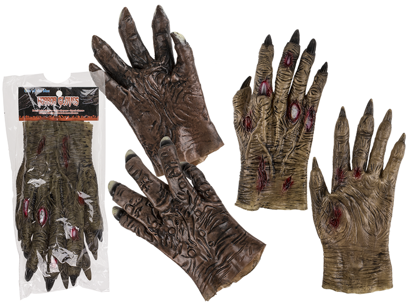 gants de l'horreur pour Halloween